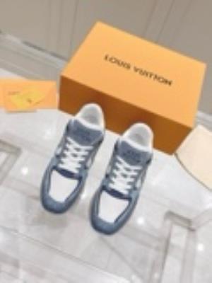 wholesale quality men's louis vuitton run way sneakers model no. 813